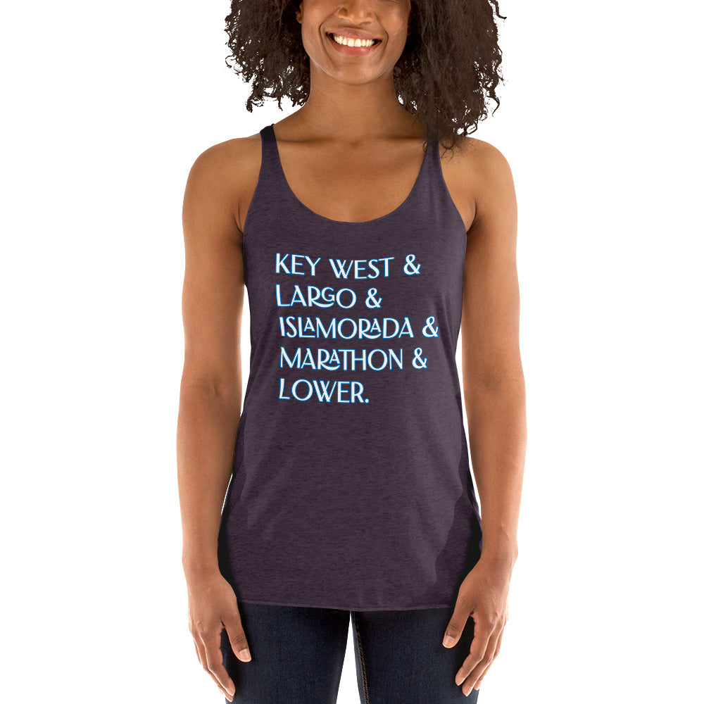 Florida Keys Women's Racerback Tank