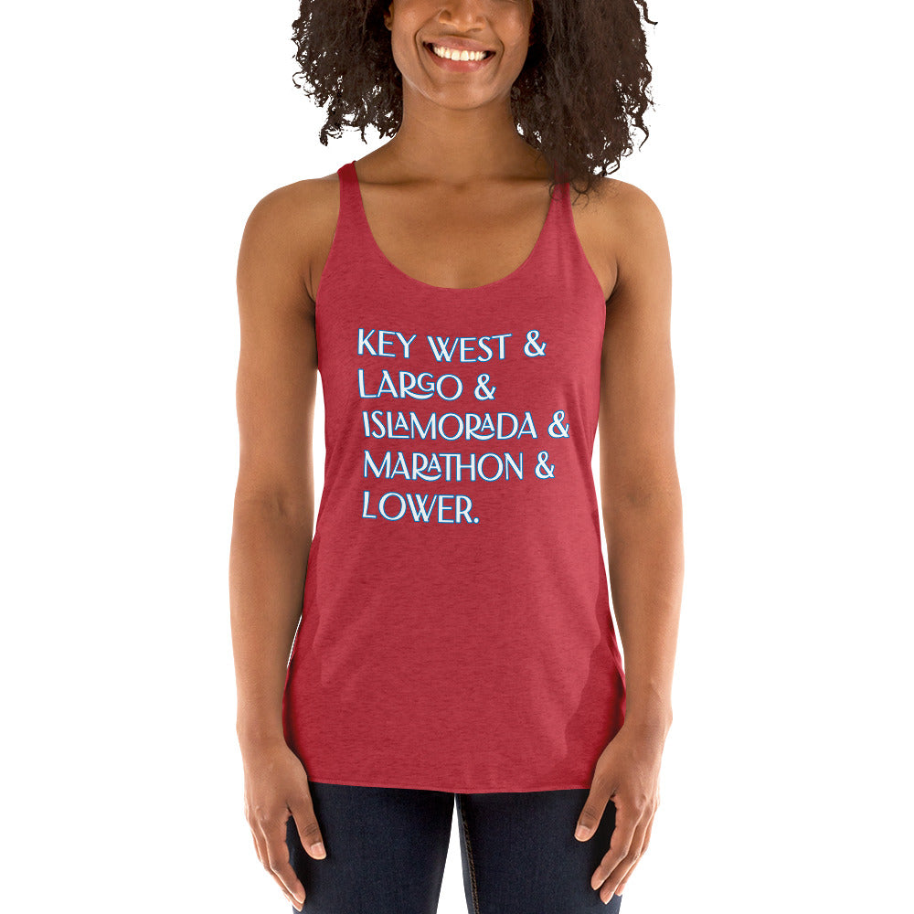 Florida Keys Women's Racerback Tank