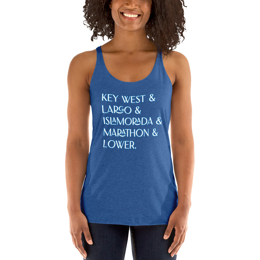 Florida Keys Women's Racerback Tank
