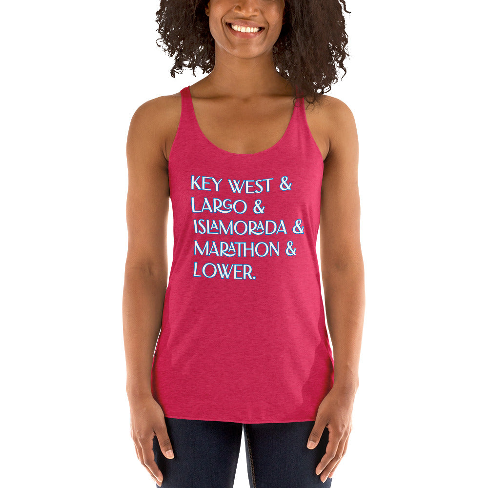 Florida Keys Women's Racerback Tank